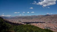 Blick auf Cusco von Sacsayhuamán